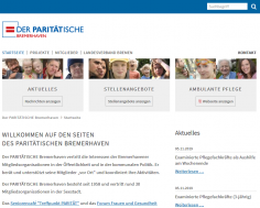 Webseite Der PARITÄTISCHE Bremerhaven